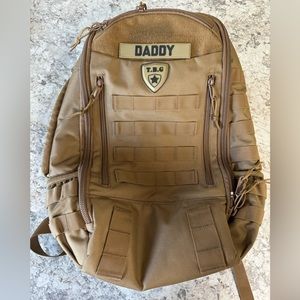 Tactical Baby Gear DAYPACK DIAPER BAG Coyote Brown